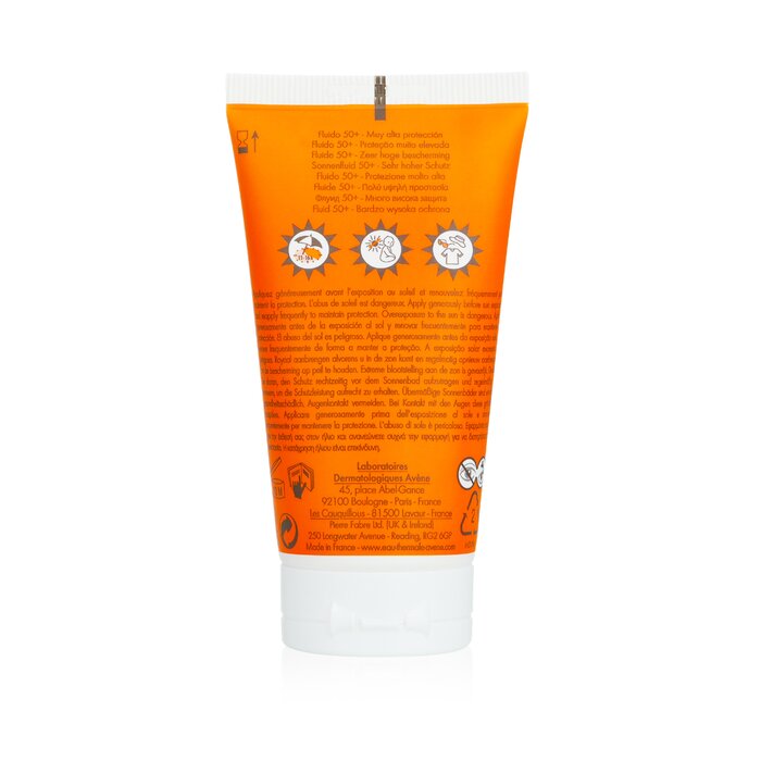 Флюид Avene с SPF 50 для нормальной и комбинированной кожи, 50 мл - защита от солнца и голубого света