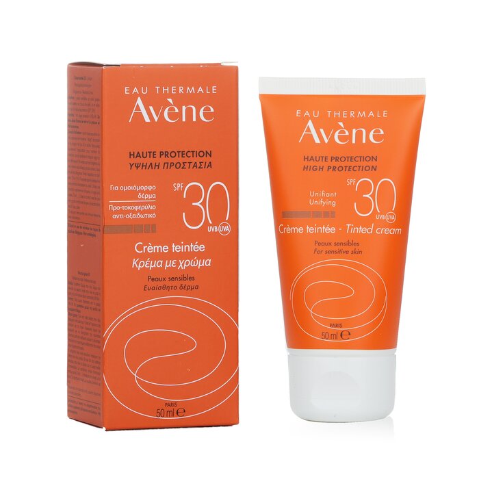 Крем Avene с тональным эффектом SPF 30 для чувствительной кожи, 50 мл
