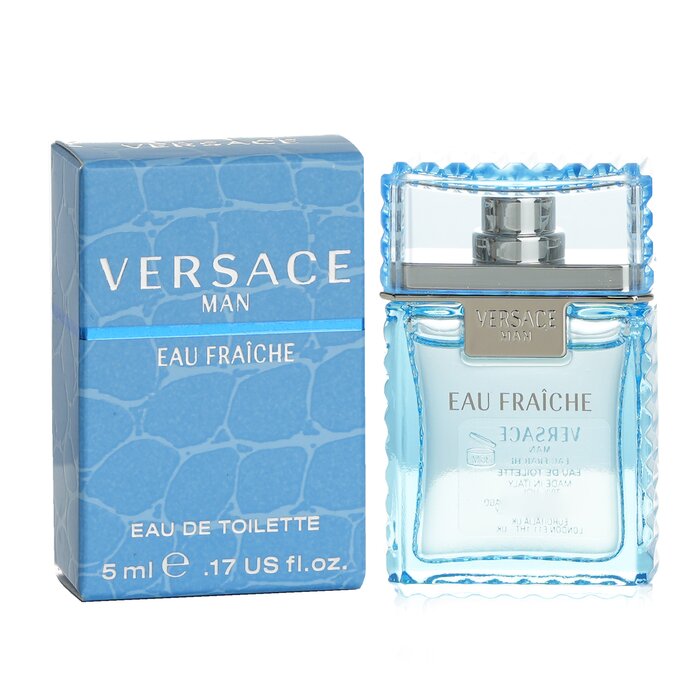 Versace Eau Fraiche туалетная вода для мужчин, 5 мл — свежий цитрусовый аромат с нотами мускуса и древесины