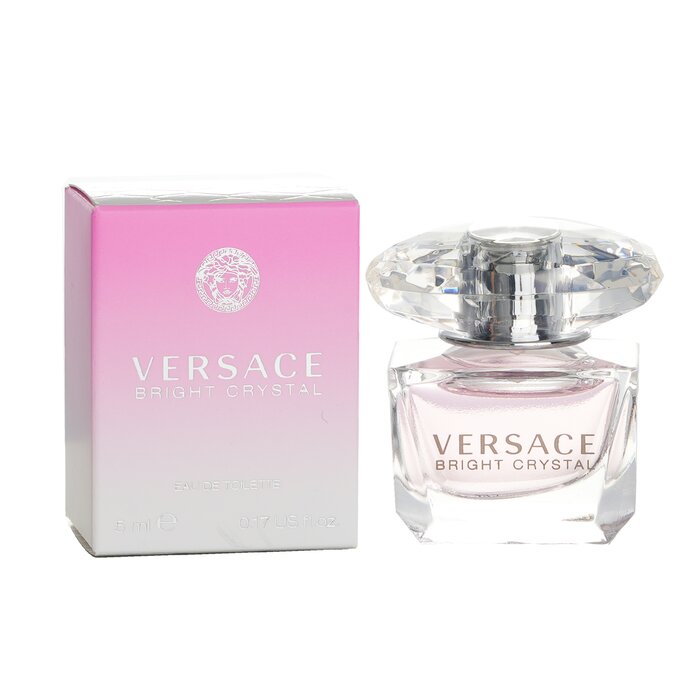 Versace Bright Crystal Парфюмерная вода 5 мл — цветочно-фруктовый аромат с гранатом, пионом и амброй для женщин