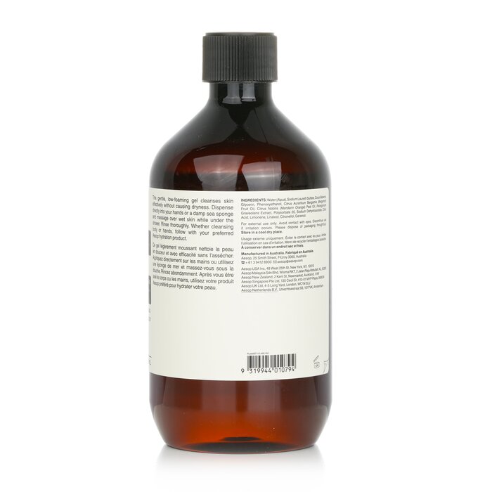 Очищающий гель для тела с экстрактом герани Aesop, 500 мл