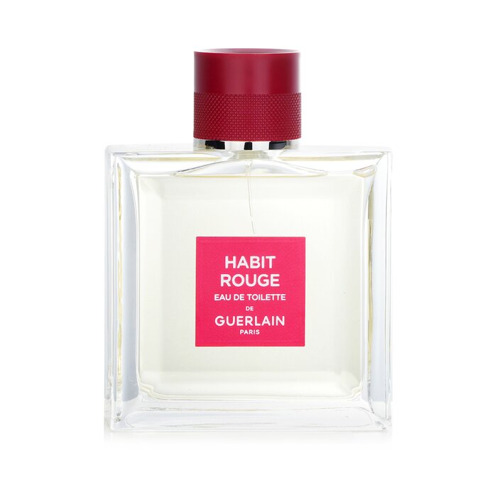 Guerlain Habit Rouge туалетная вода 100 мл для мужчин с цитрусовыми и амбровыми нотами