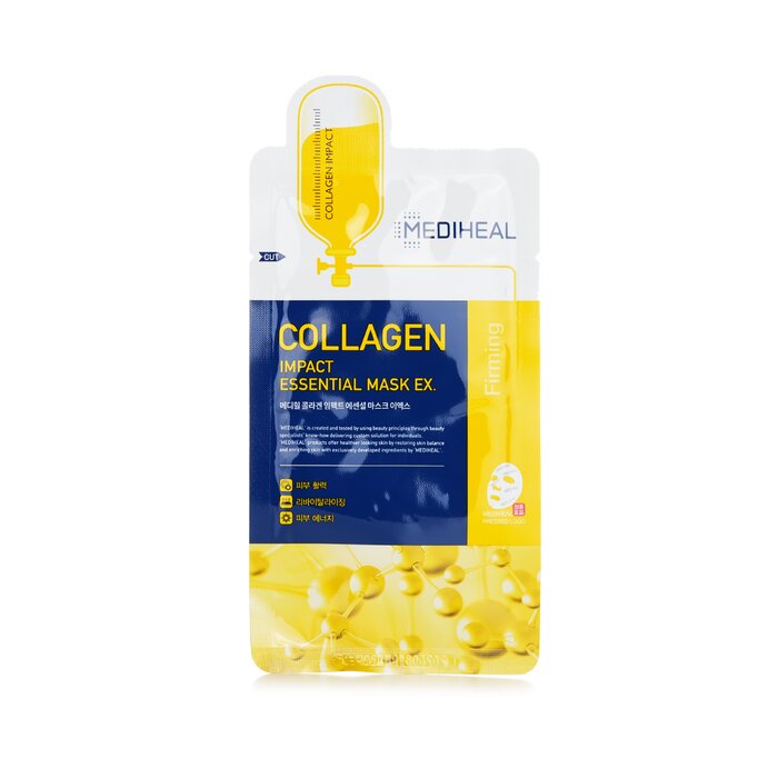 Маска с коллагеном Mediheal Collagen Impact Essential 10 шт для лифтинга и увлажнения кожи лица