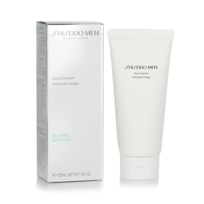 Очищающее средство для лица Shiseido с AMT 125 мл, 2-в-1, для всех типов кожи, поддерживает баланс влаги и увлажняет