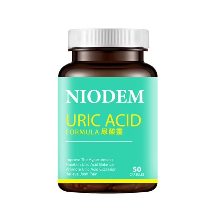 NIODEM формула для суставов с экстрактами, поддерживающая уровень мочевой кислоты, 50 капсул