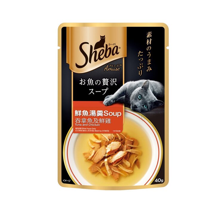 Суп с куриным филе для кошек Sheba, 40 г