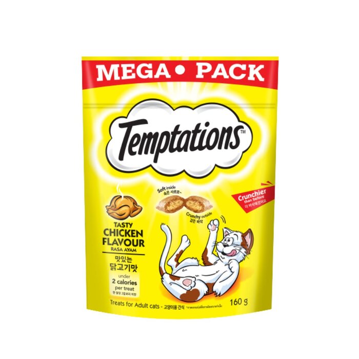 Temptations лакомство для собак с курицей 160 г