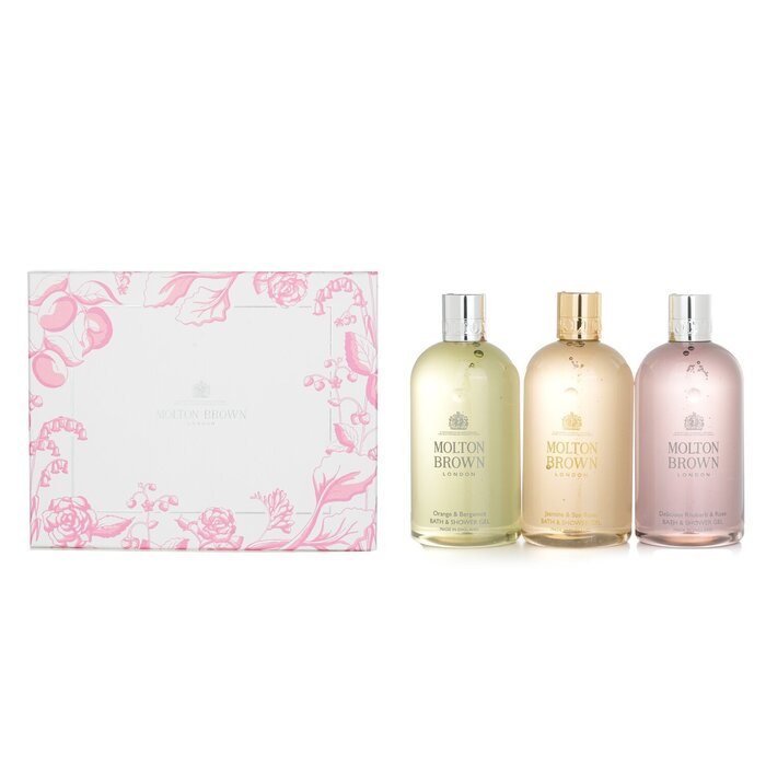 Подарочный набор гелей для душа Molton Brown Floral & Fruity, 3х300 мл
