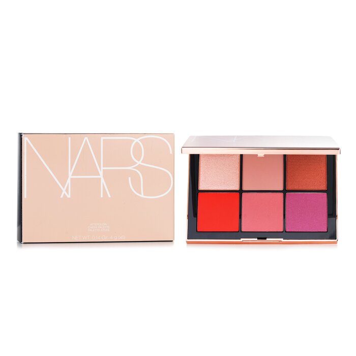 Палитра румян Nars Afterglow, 6 оттенков по 4 г для создания сияющего или матового макияжа