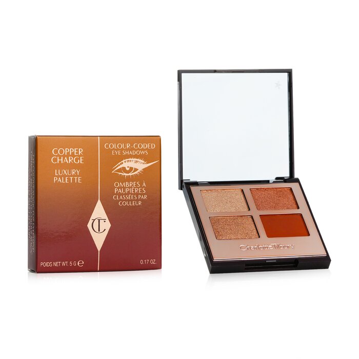 Палетка теней для век Charlotte Tilbury Copper Charge с 4 оттенками 5 г