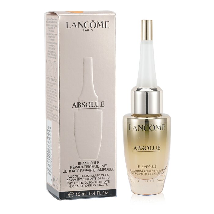 Lancome Absolue би-ампула для лица ночная 12 мл с олео-дистиллатом и экстрактом розы