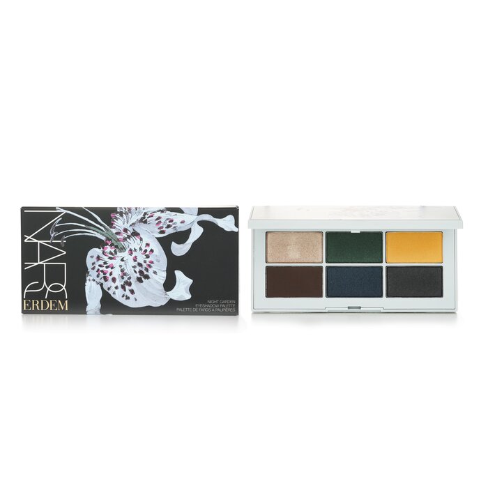 Палитра теней для век Nars Night Garden, 6 оттенков по 2 г, естественное покрытие для любого макияжа