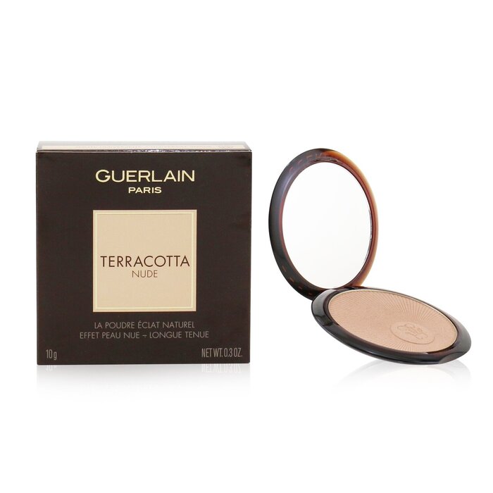 Пудра для лица Guerlain Terracotta Nude Glow с эффектом натурального сияния, универсальный оттенок, 10 г