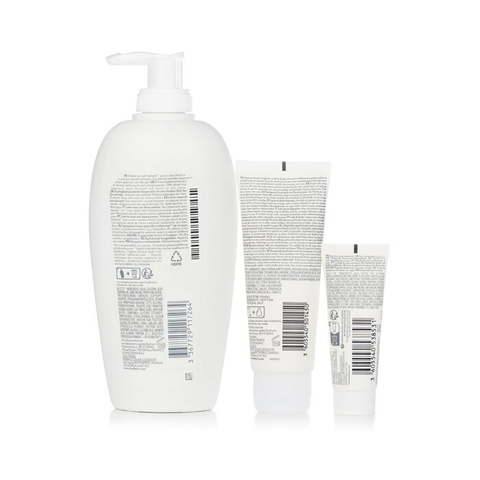 Подарочный набор для ухода за кожей тела Biotherm: 3 молочка для душа, увлажнения и рук (3 шт)