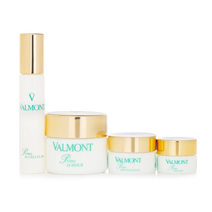Набор ухода для лица Valmont Prime 24 Hour Gold, 4 шт. — крем, серум, маска, корректор для ухода за кожей