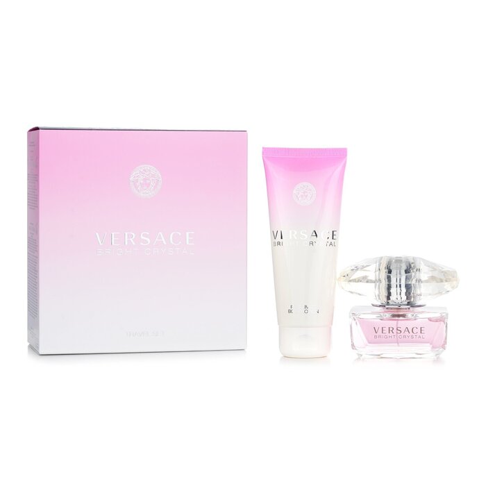 Подарочный набор Versace Bright Crystal: парфюм 50 мл и лосьон для тела 100 мл с цветочно-фруктовым ароматом