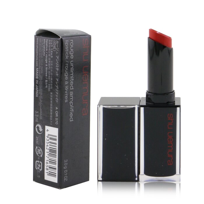 Помада Shu Uemura Rouge Unlimited Amplified с маслом цубаки 3 г
