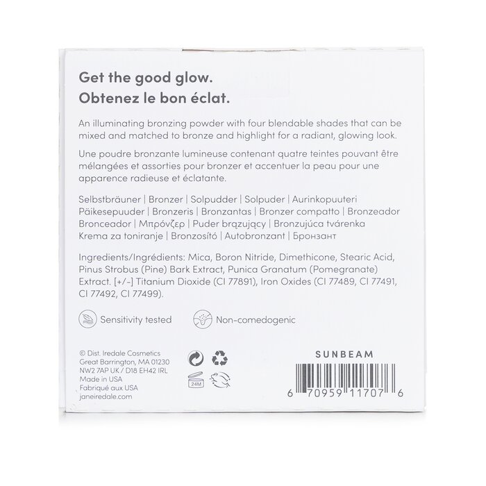 Бронзатор Jane Iredale с экстрактом сосновой коры для лица, 9.9 г