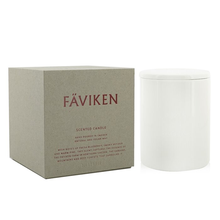 Ароматическая свеча Bjork & Berries Faviken с нотами черники и сосны, 240 г