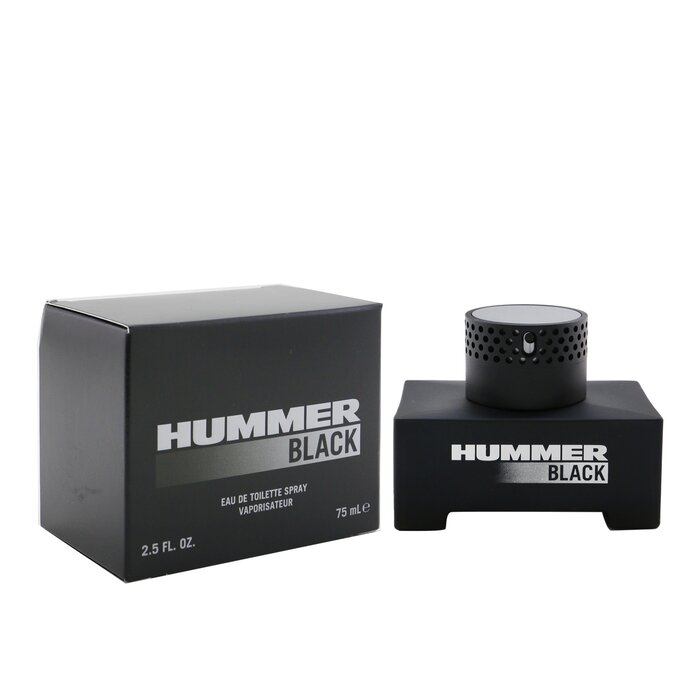 Hummer Black туалетная вода для мужчин, 75 мл – стильный древесный аромат с нотами яблока и табака