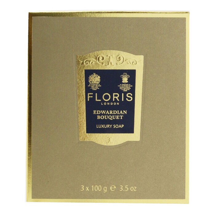 мыло с маслом ши Floris для нежного очищения, 3х100 г