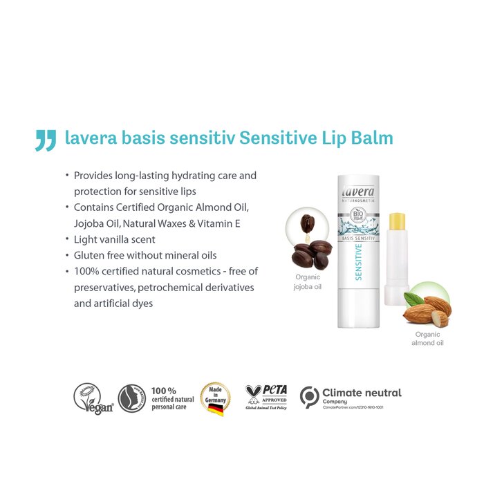 Basis Sensitiv Lip Balm 4.5g/0.15oz