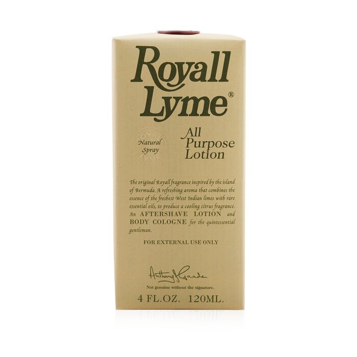 Лосьон-спрей Royall Lyme с маслами лайма для мужчин 120 мл