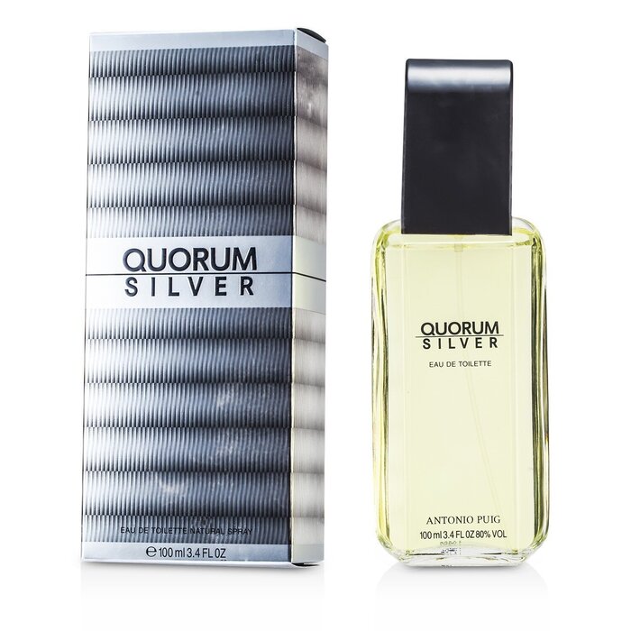 Quorum Silver туалетная вода для мужчин с бергамотом и жасмином, 100 мл
