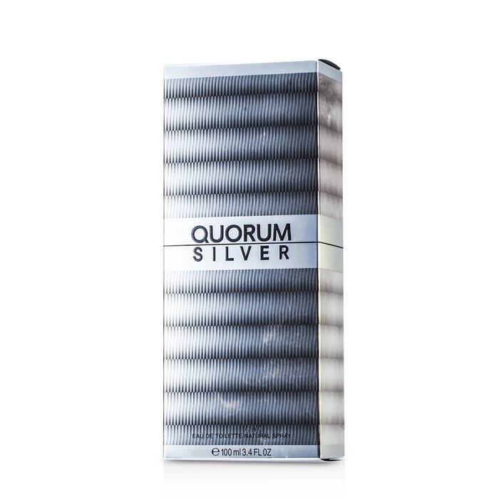 Quorum Silver туалетная вода для мужчин с бергамотом и жасмином, 100 мл