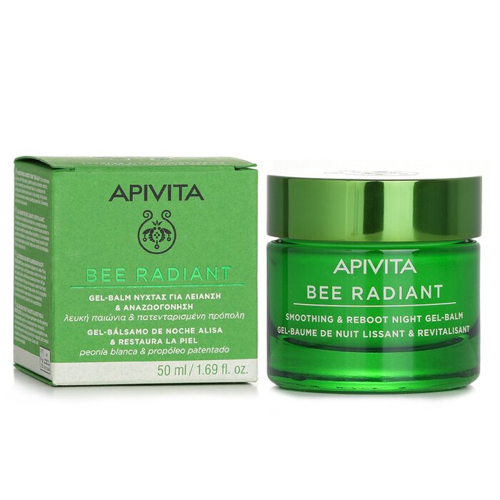 гель-бальзам для лица Apivita Bee Radiant с экстрактом прополиса, 50 мл