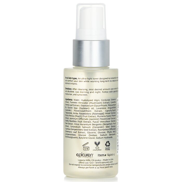Успокаивающий дермальный спрей Epicuren с витаминами для лица, 60 мл