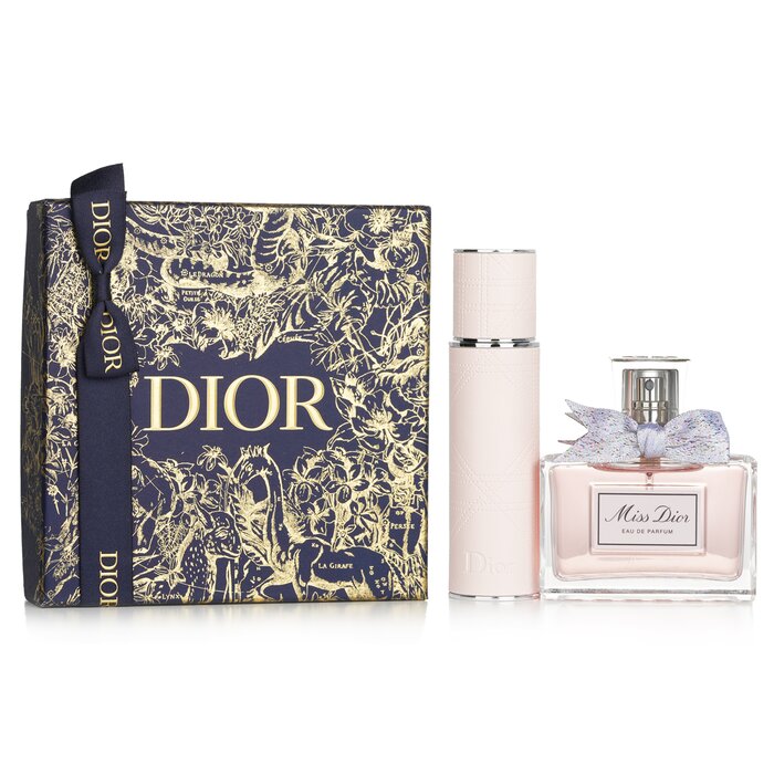 Подарочный набор духов Miss Dior: 50 мл и 10 мл, фруктово-цветочный аромат для всех типов кожи