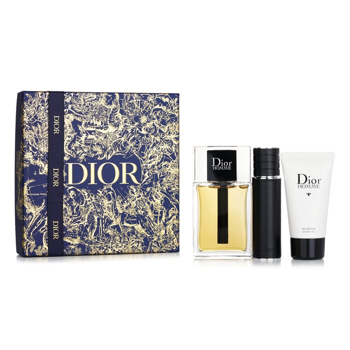 набор для мужчин Dior Homme: аромат 100 мл, гель для душа 50 мл, мини-спрей 10 мл