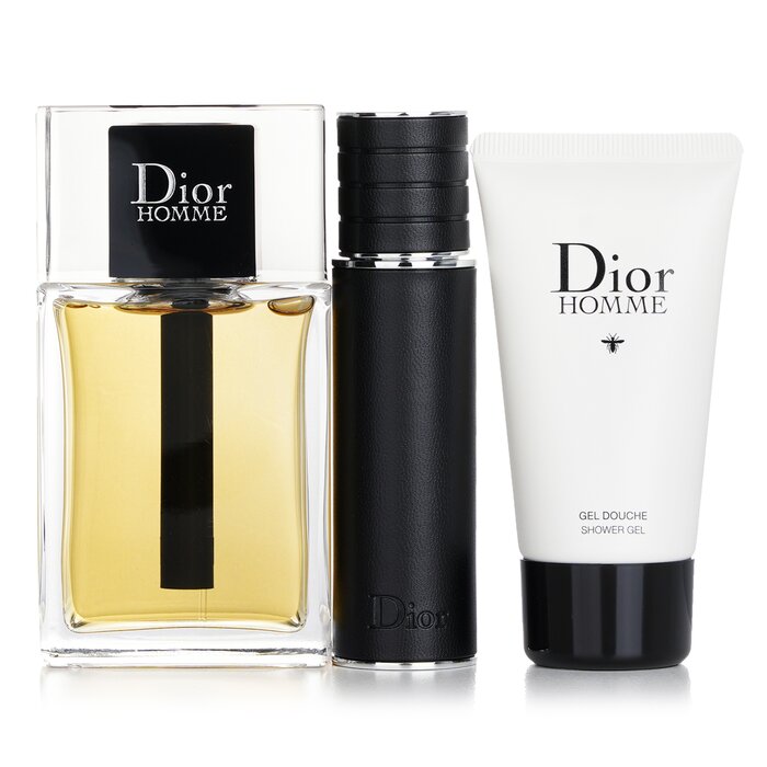набор для мужчин Dior Homme: аромат 100 мл, гель для душа 50 мл, мини-спрей 10 мл