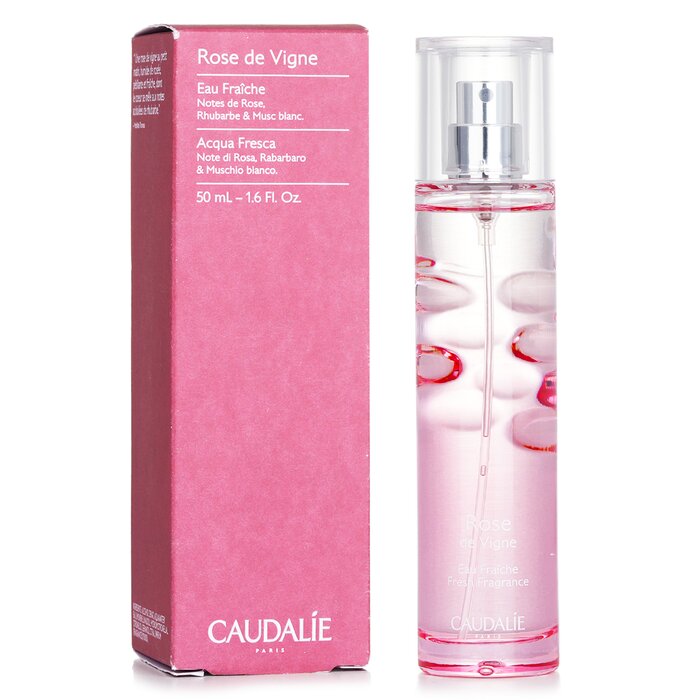 Caudalie парфюмированная вода Rose De Vigne с нотами розы и ягод, 50 мл