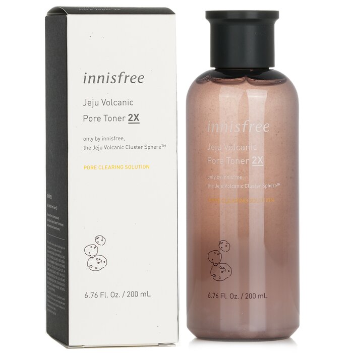 Тонер для лица Innisfree Jeju с вулканическими сферами 200 мл для глубокого очищения и матирования кожи