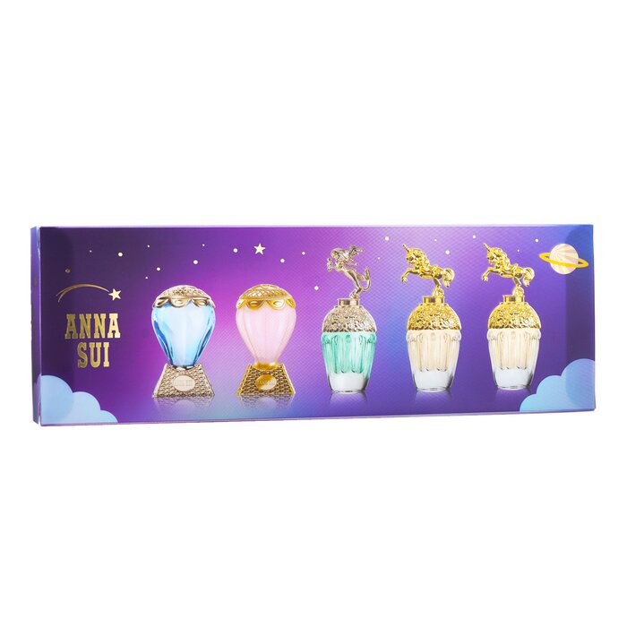 Подарочный набор миниатюр туалетных вод Anna Sui, 5 шт по 5 мл