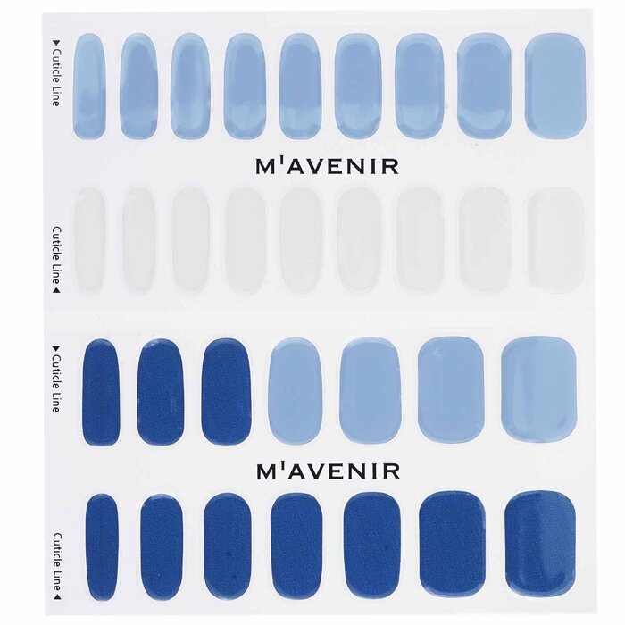 Nail Sticker (Blue) 32pcs