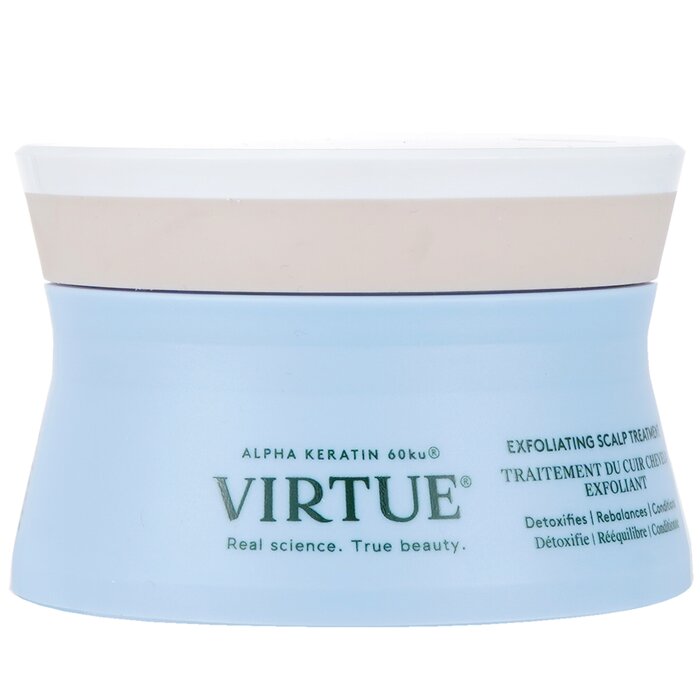 Brand: VirtueOld Name: Exfoliating Scalp Treatment 150ml/5ozSize: 150ml/5ozDescription: Отекающее средство для кожи головы от Virtue представляет собой легкий крем с двойным действием, который бережно очищает кожу головы от накопившихся загрязнений и оста