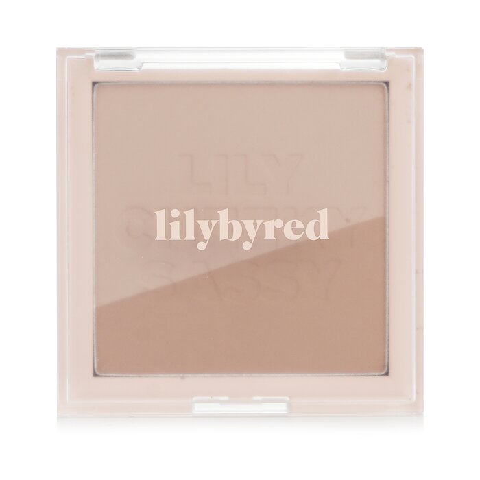 Пудра-бронзер с двумя оттенками для контурирования лица Lilybyred, 12.5 г