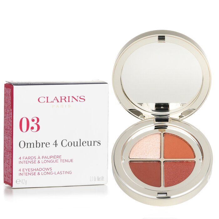 Тени для век Clarins Ombre 4 Couleurs с бамбуковым порошком, 4.2 г