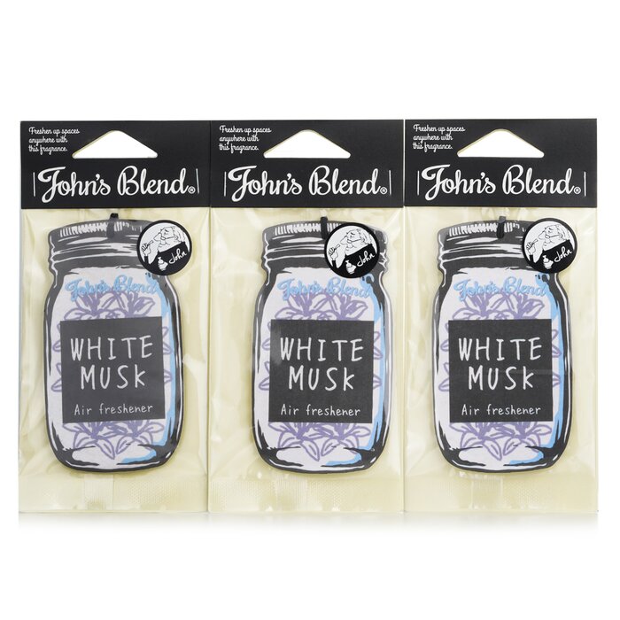 Освежитель воздуха John's Blend с белым мускусом, 3 шт.