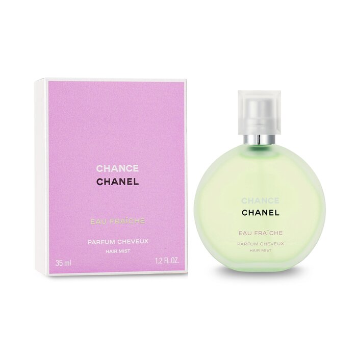 Chanel Chance Eau Fraiche — парфюмированный спрей для волос с защитой и блеском, 35 мл