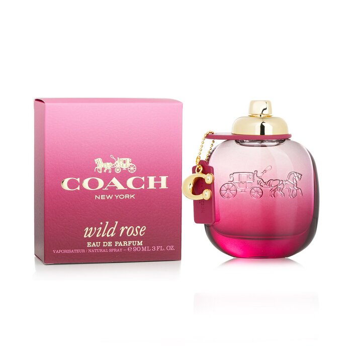 Coach Wild Rose, парфюм-спрей 90 мл, цветочно-фруктовый аромат с красной смородиной и жасмином для женщин