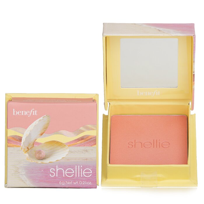 Румяна BENEFIT с водорослями и сапфиром для лица, теплый персиковый оттенок, 6 г