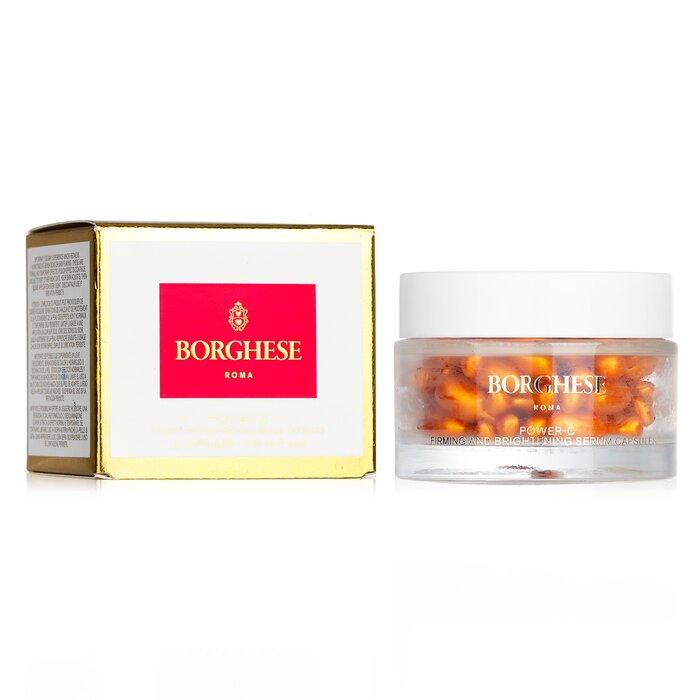 Сыворотка для лица Borghese с витамином C в капсулах, 50 капсул, подтягивающая и осветляющая кожу