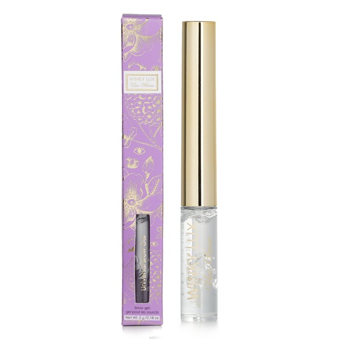 Гель для бровей Winky Lux с фиксирующим эффектом и силиконовой расческой, 5 г