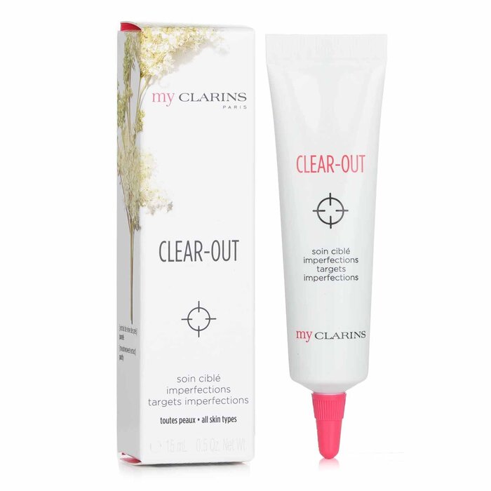 Крем для лица Clarins My Clarins Clear-Out с растительными экстрактами, 15 мл для устранения несовершенств кожи
