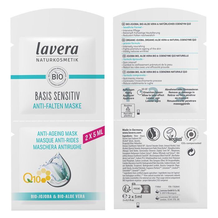 Basis Sensitiv Q10 Anti-Ageing Mask 2 x5ml