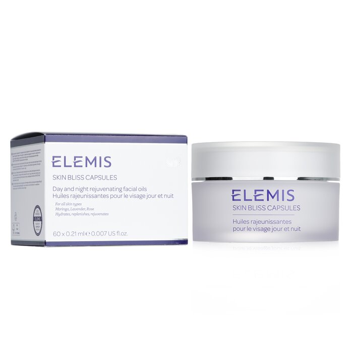 Капсулы Elemis Skin Bliss с маслом розы и лаванды для лица, 60 шт.
